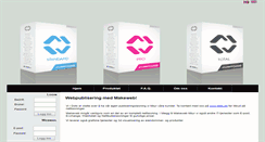 Desktop Screenshot of makeweb.no
